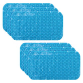Kuber Industries Bath Mat | PVC Bathroom Mat | Shower Bath Mat | Floor Tub Mat | Foot Massager Mat | Anti-Skid Shower Bathroom Mat | B-02A |Pack of 6| Dark Blue